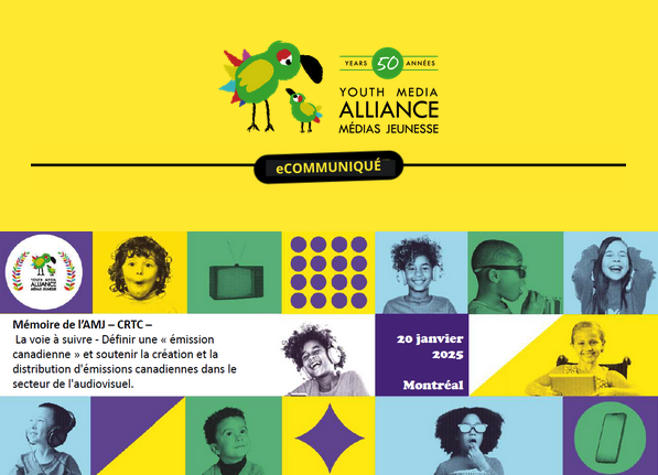 L’AMJ vous invite à vous inscrire à une session d’info du CRTC sur leur Décision: Définition de Contenu Émission Canadienne