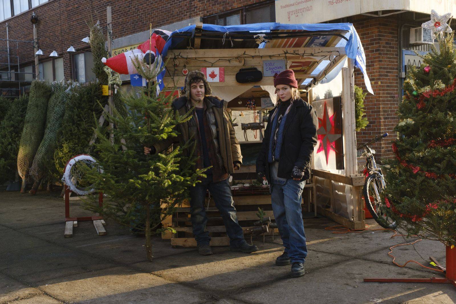 Dévoilement de l’affiche officielle du film SAPIN$ de Stéphane Moukarzel, à l’affiche le 22 décembre 2023